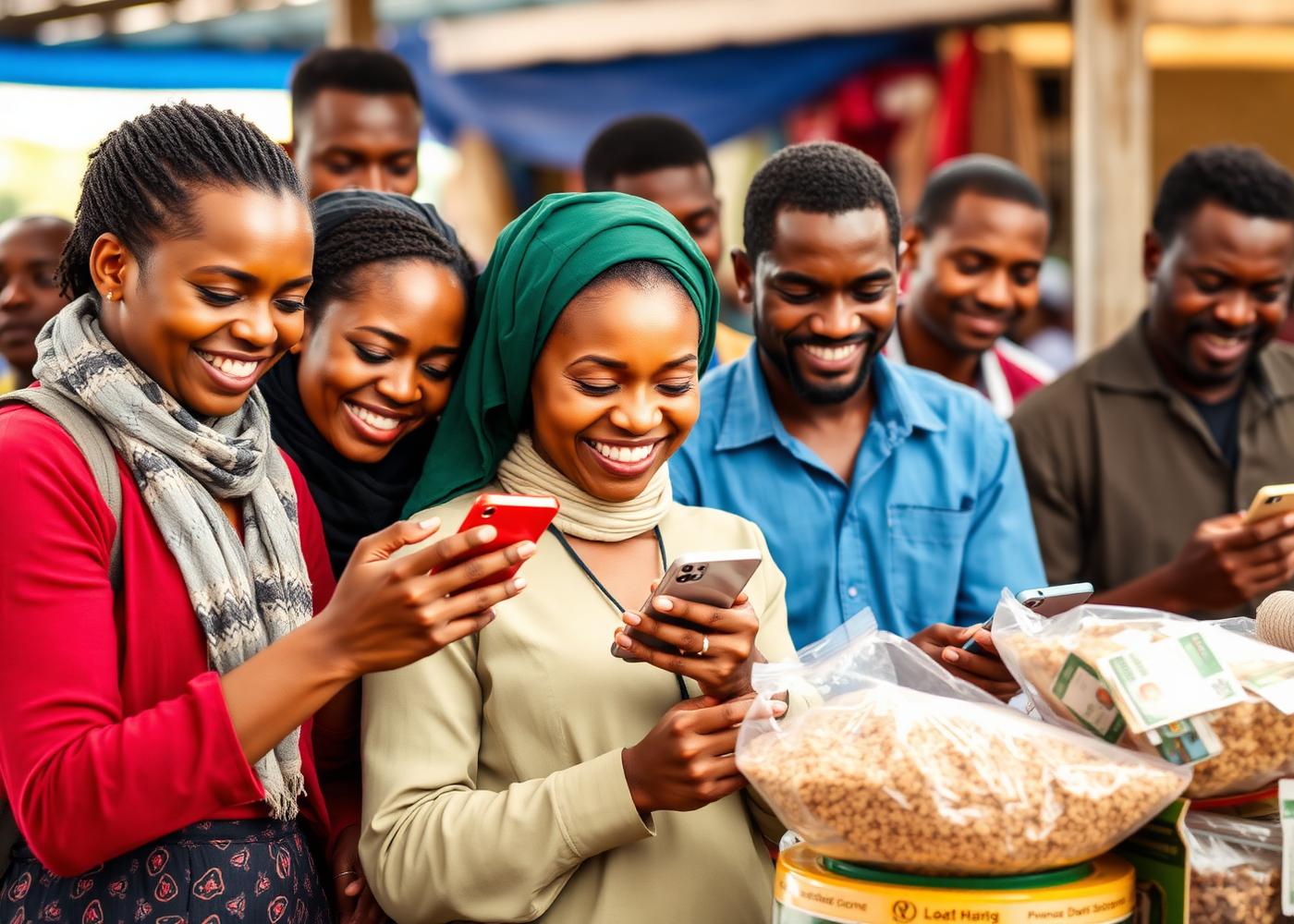 Nigerian traders and small business owners